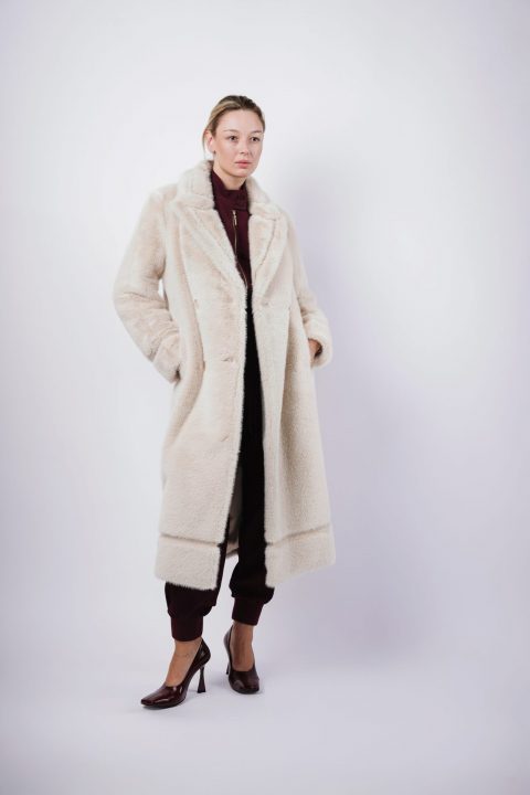 CAPPOTTO ECOPELLICCIA – TWINSET MILANO