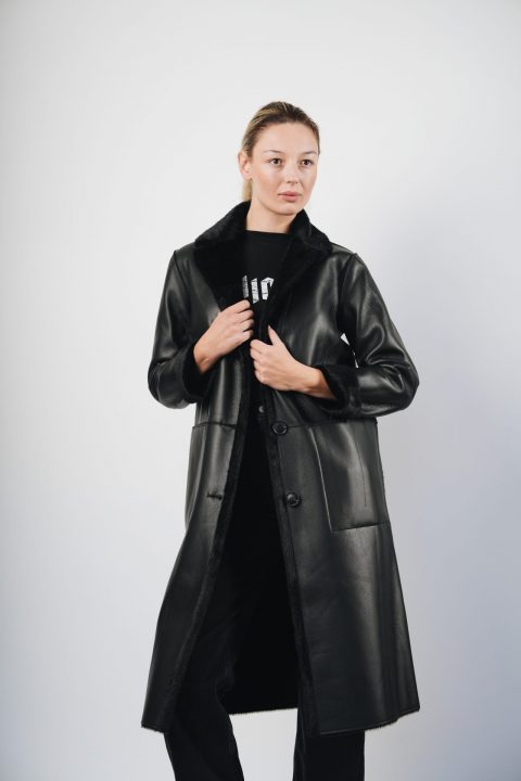 CAPPOTTO REVERSIBILE ECOPELLE – RINO & PELLE